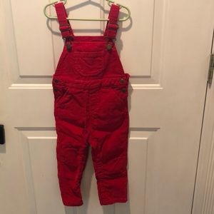 Hanna Anderson corduroy overalls